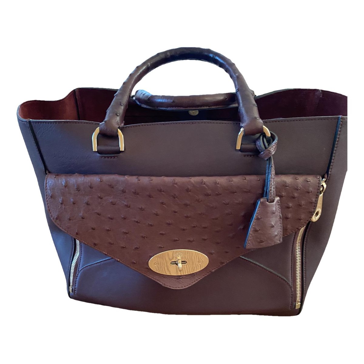 Willow leather tote