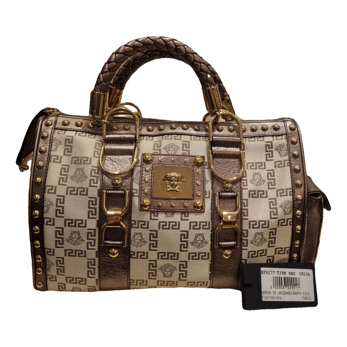 La Medusa leather handbag