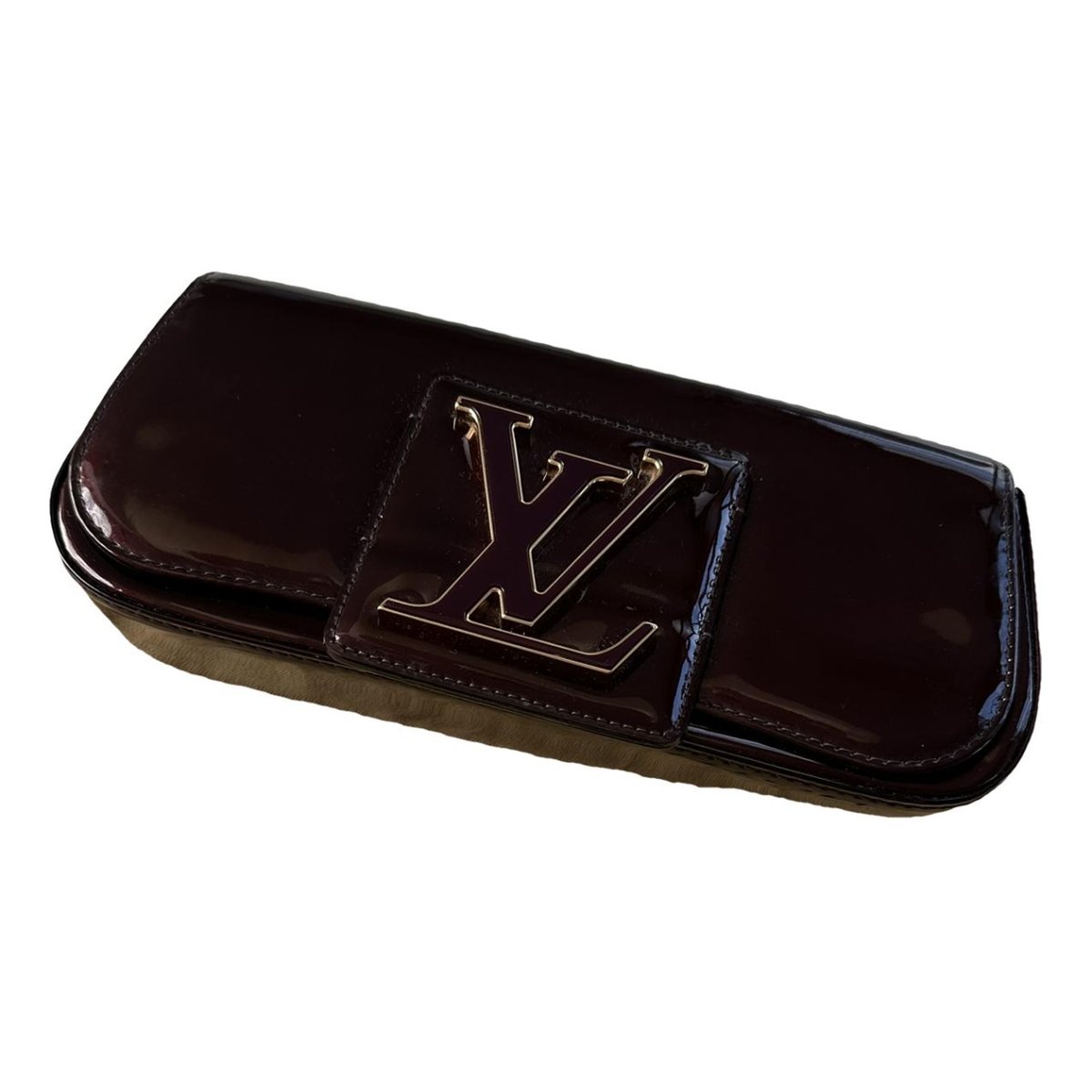 Sobe patent leather clutch bag
