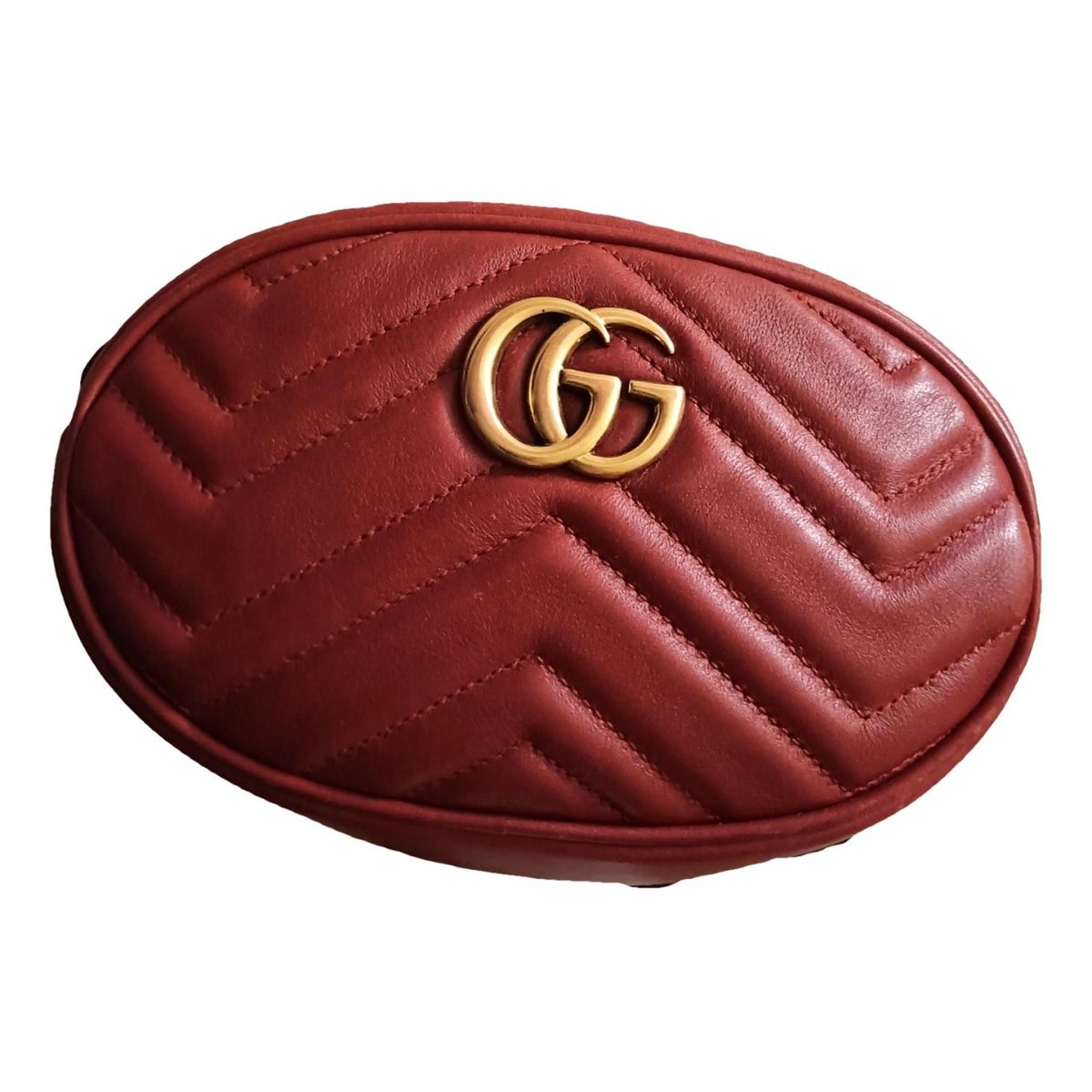 GG Marmont Oval leather handbag