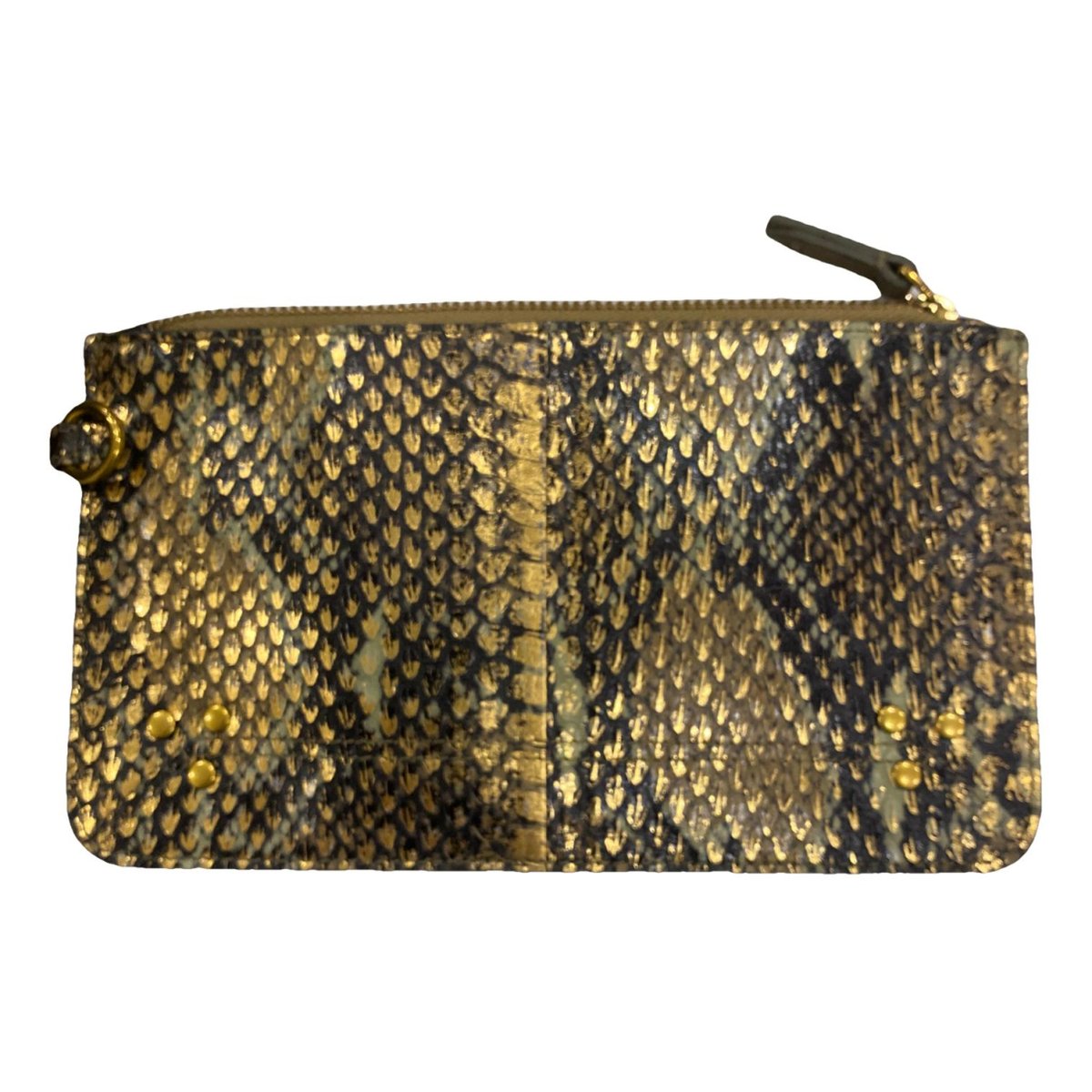 Popoche leather clutch bag