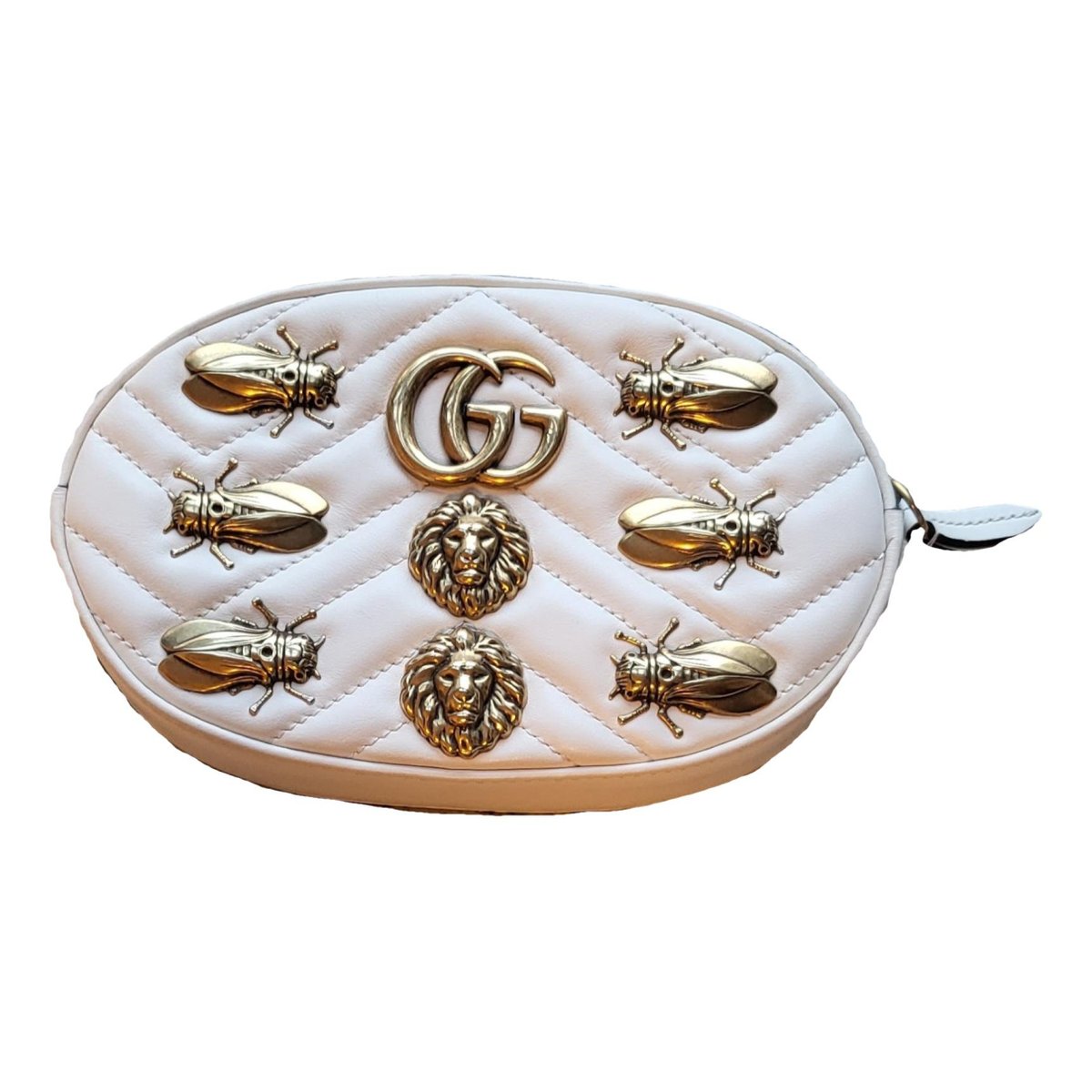 GG Marmont Oval leather handbag