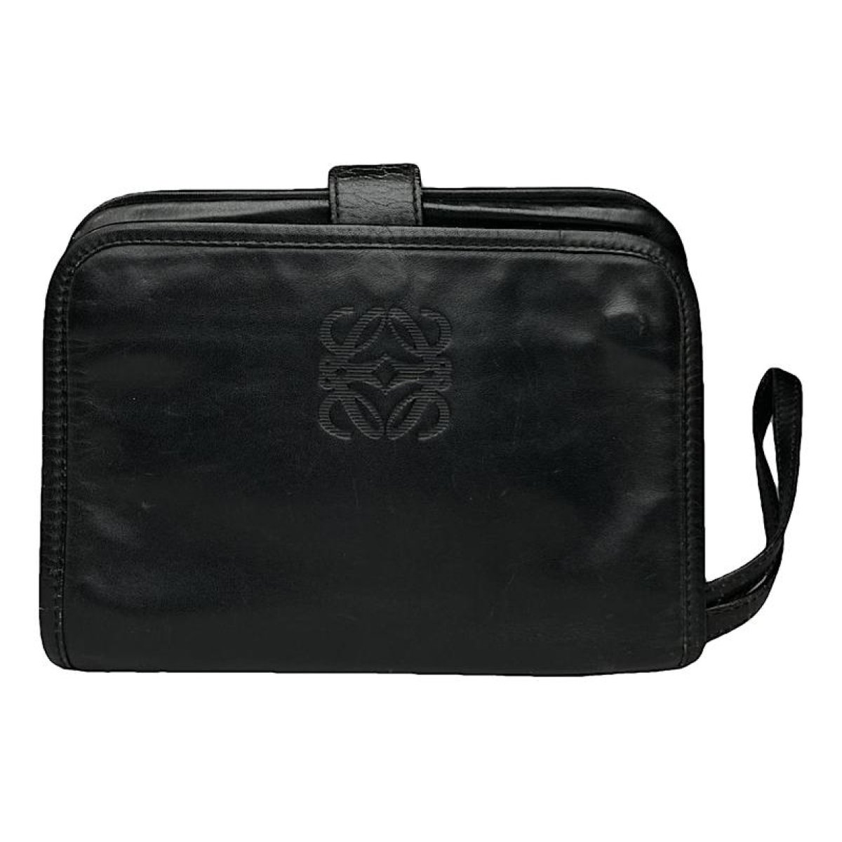 Barcelona patent leather clutch bag