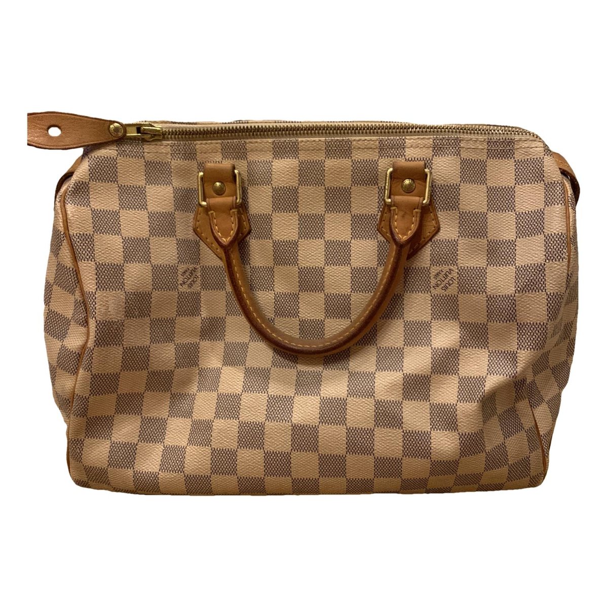 Speedy leather handbag