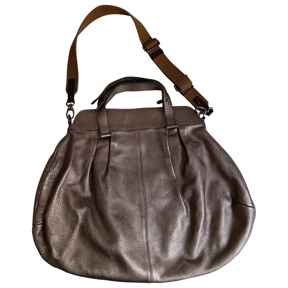 Moon leather tote