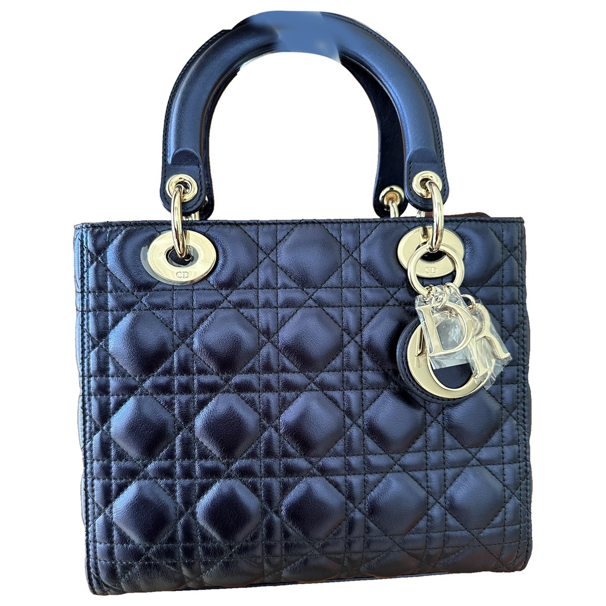 Lady Dior leather handbag