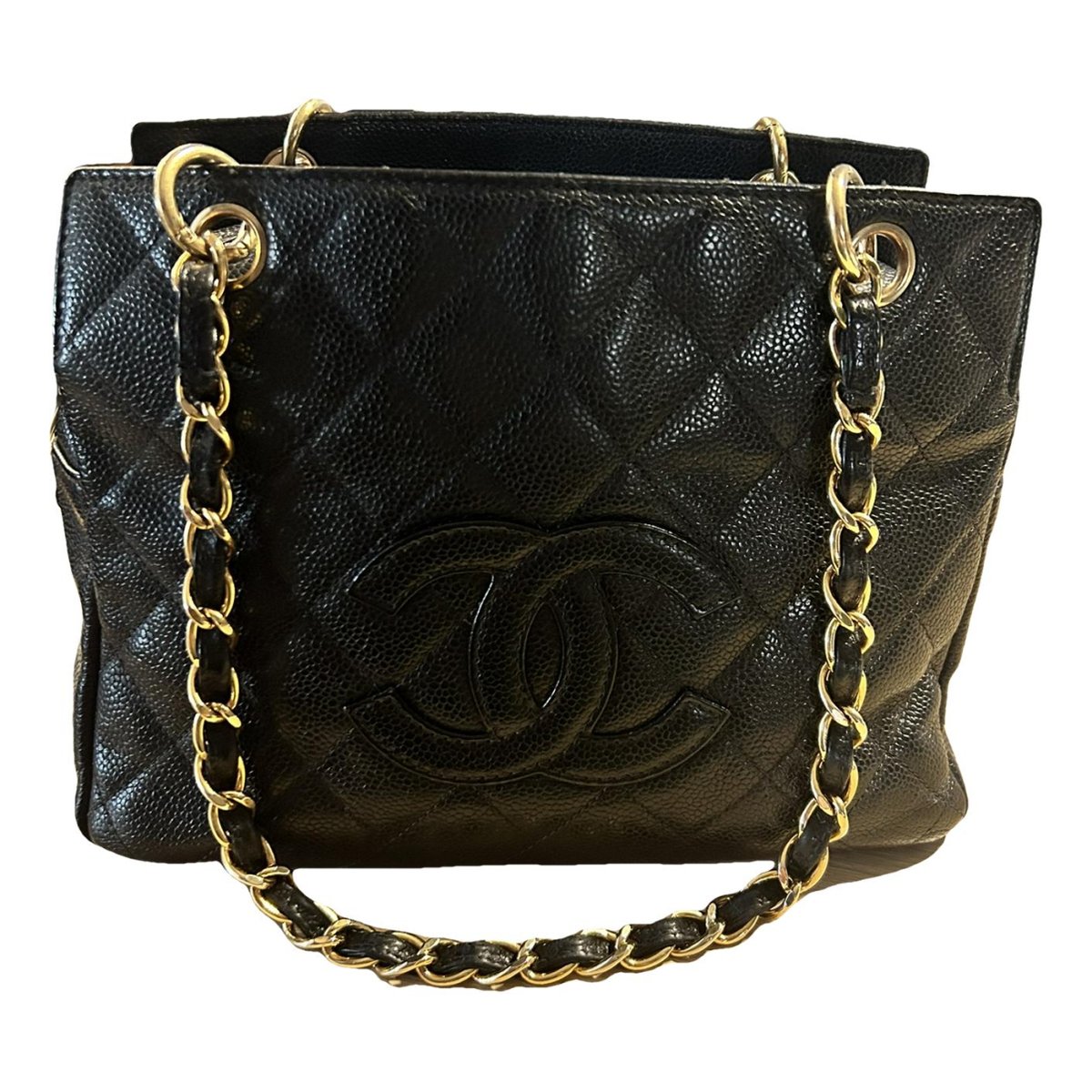 Petite Shopping Tote leather tote