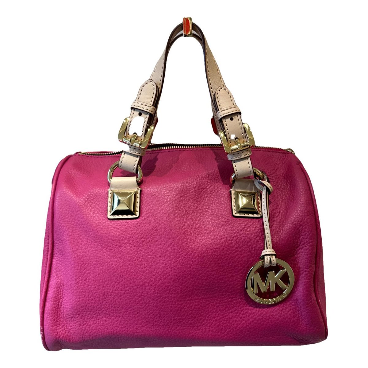 Grayson Barrel leather handbag
