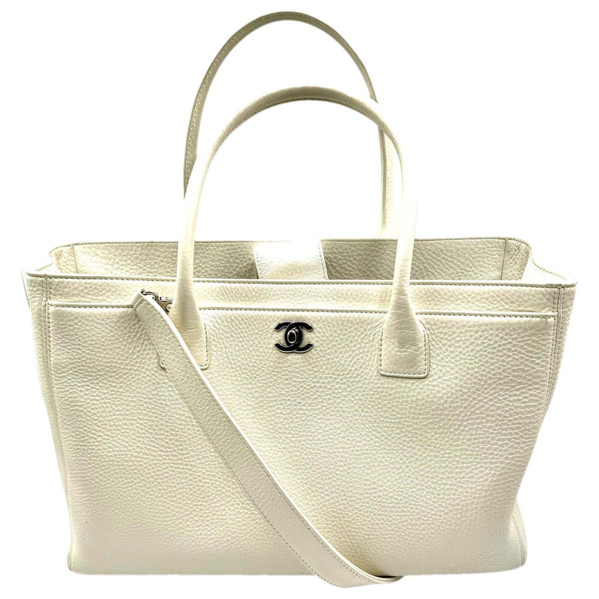 Executive leather tote