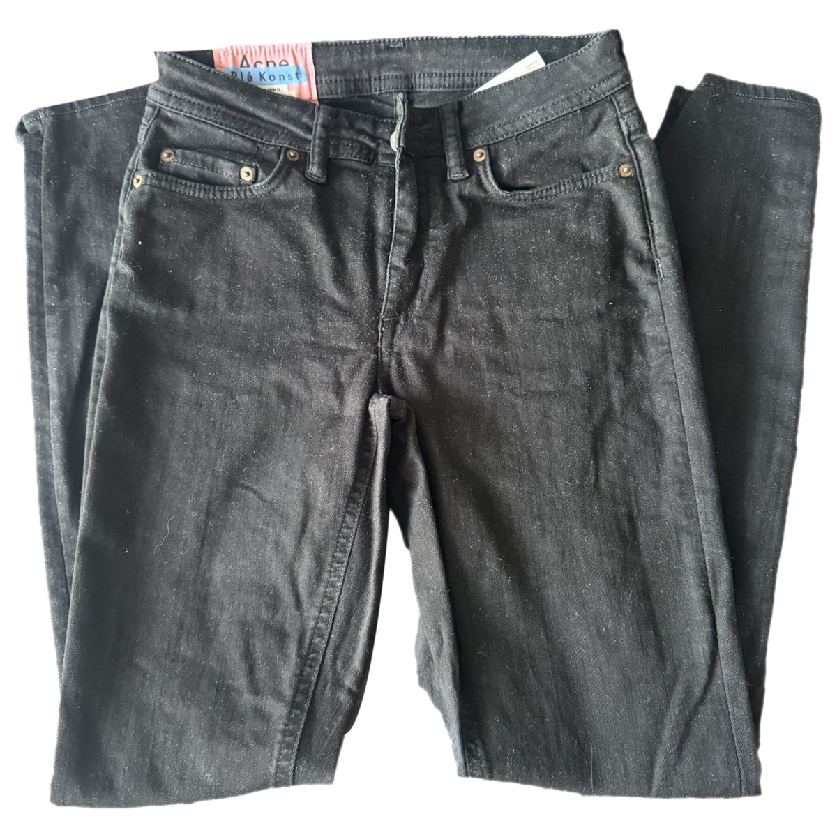 Blå Konst slim jeans