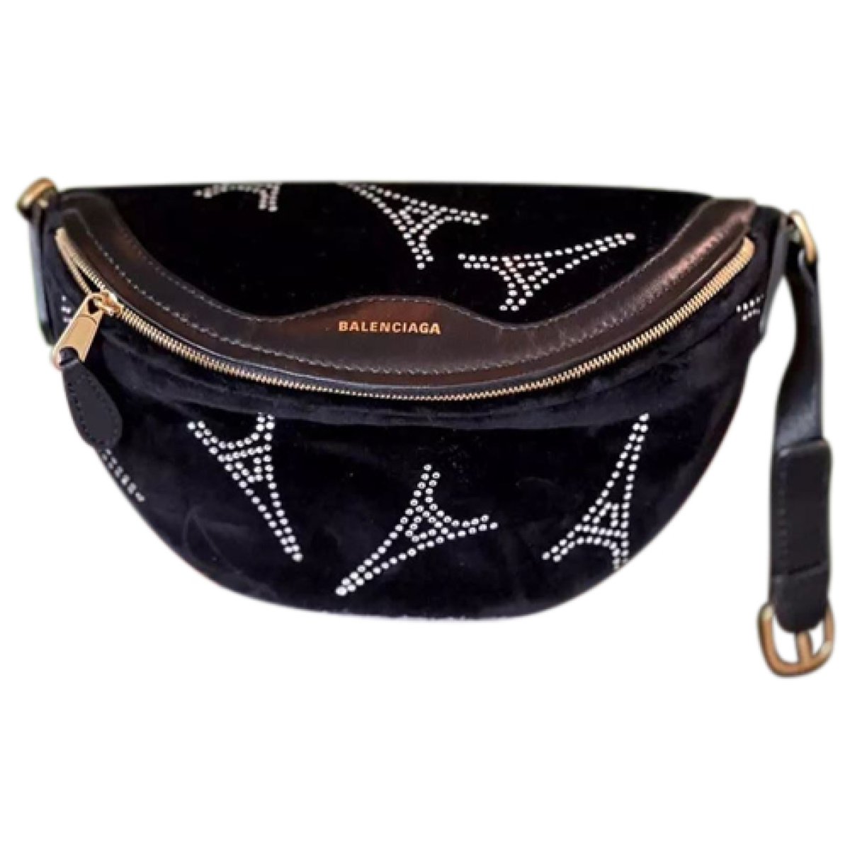 Souvenir XS velvet crossbody bag