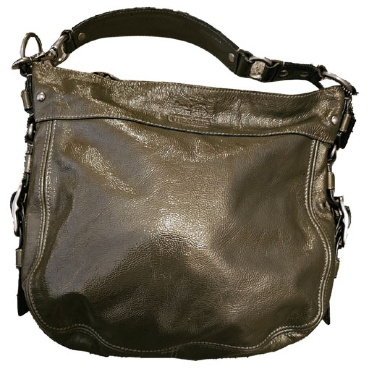 Carly patent leather handbag