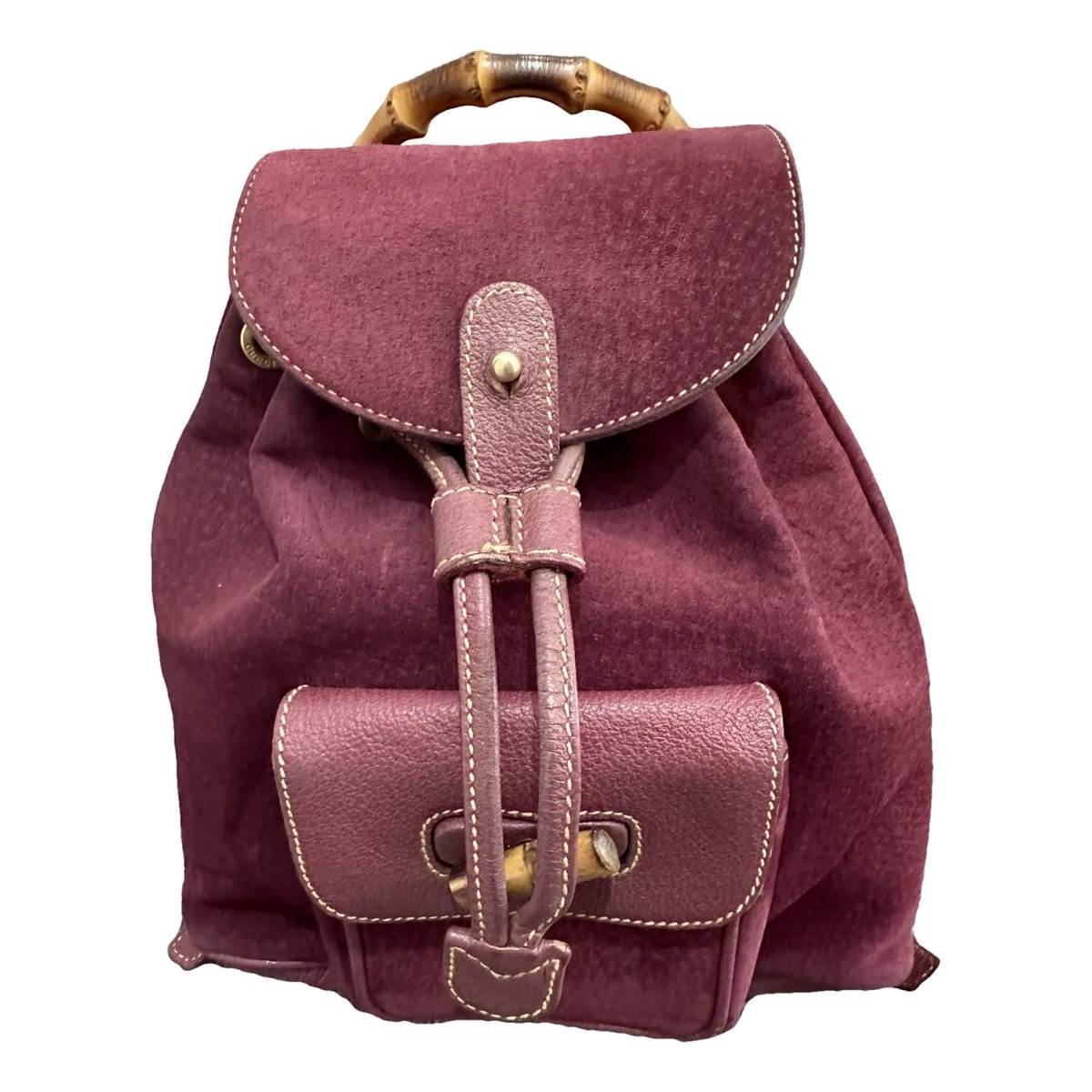 Bamboo Tassel Oval backpack