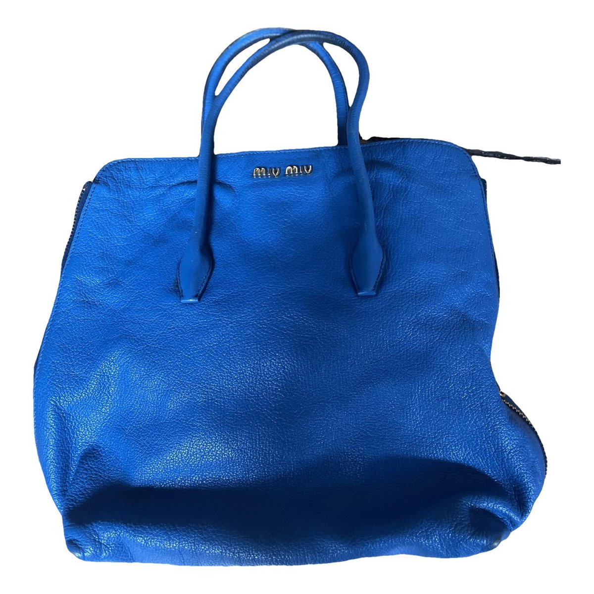 Madras leather handbag