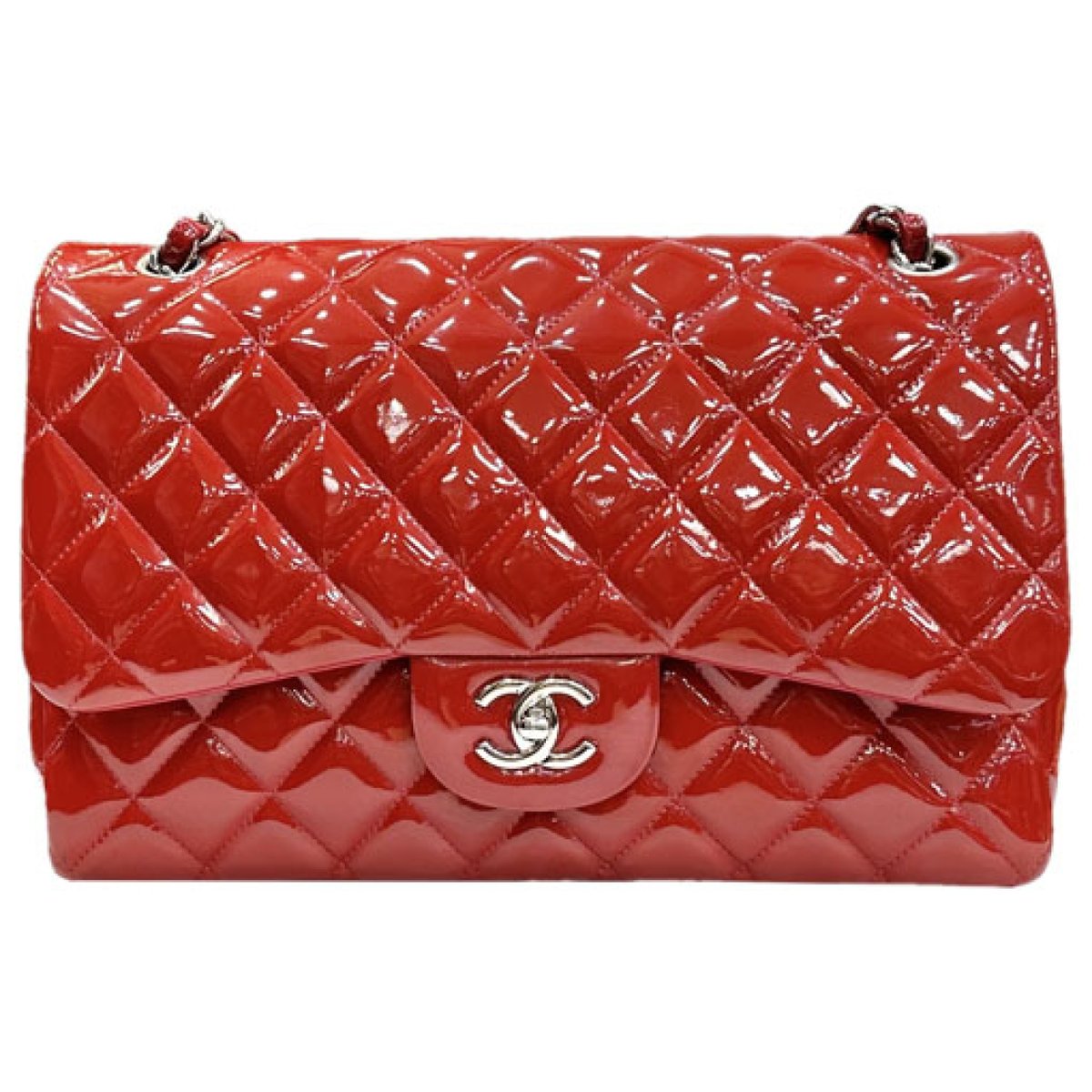 Timeless/Classique patent leather handbag