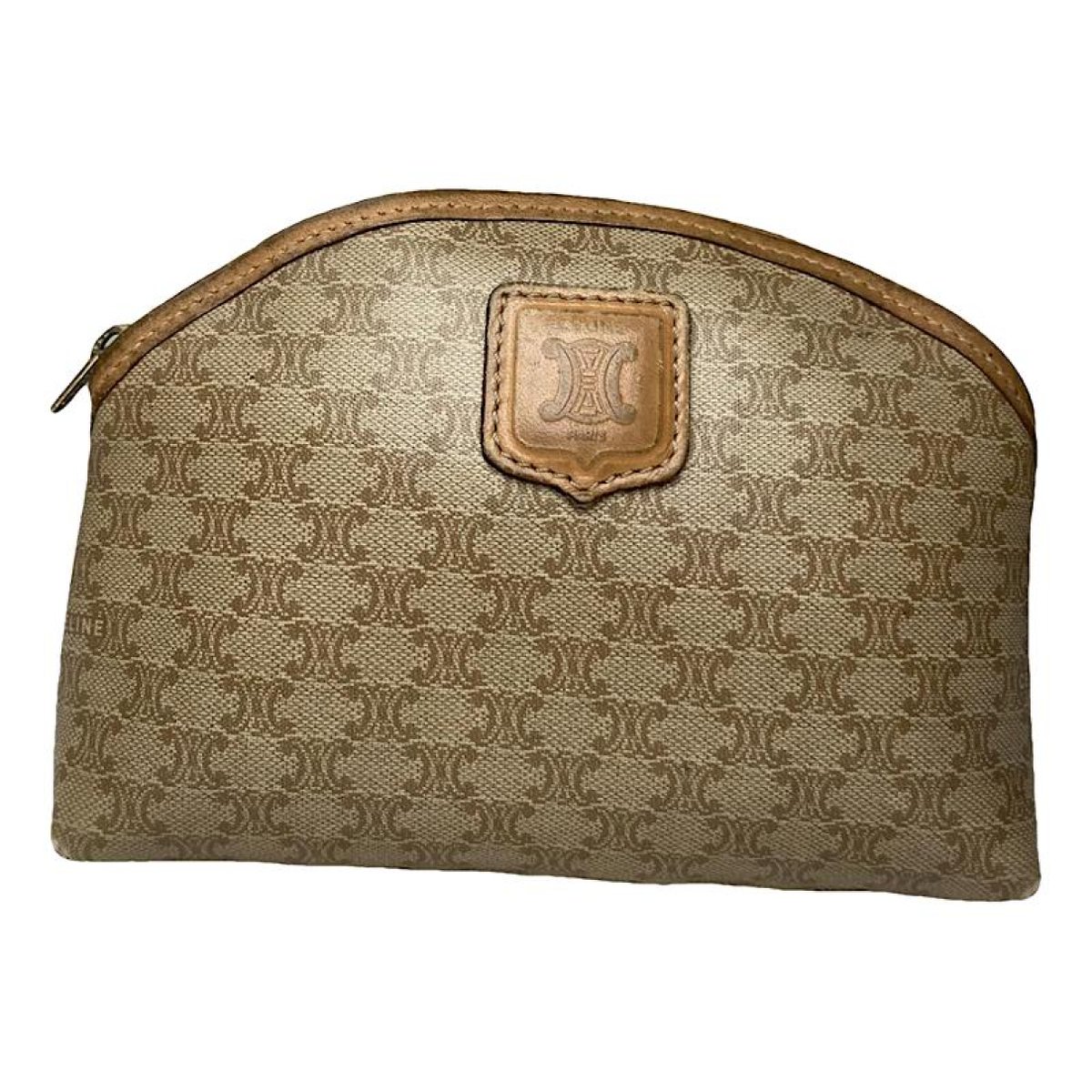 Hobo leather clutch bag
