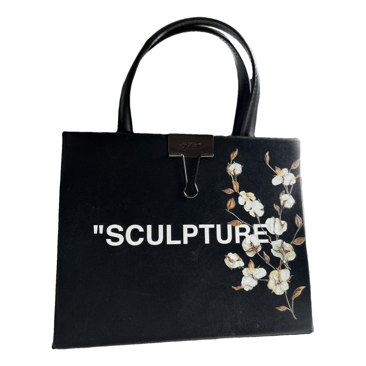 Sculpture leather handbag