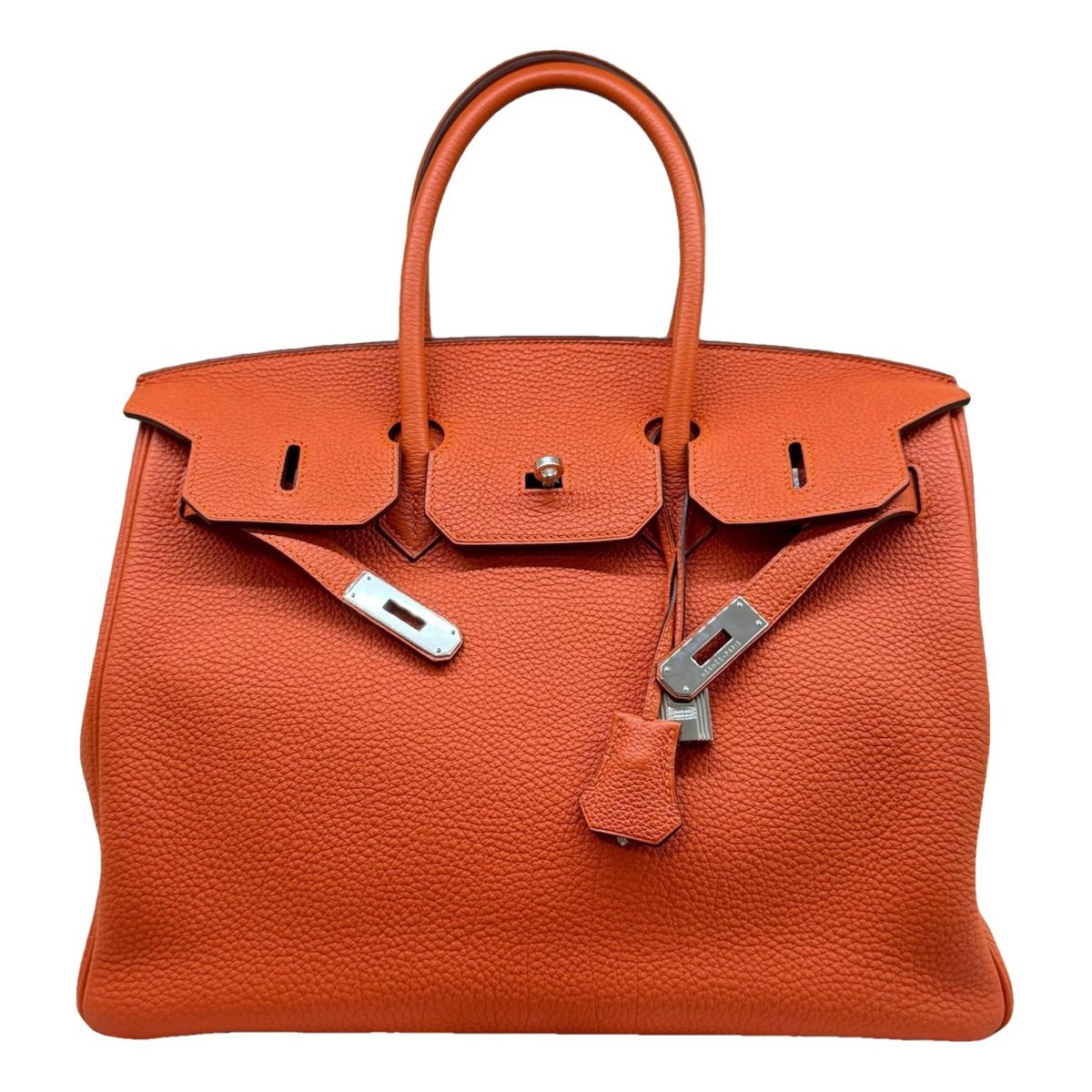 Birkin 35 leather handbag