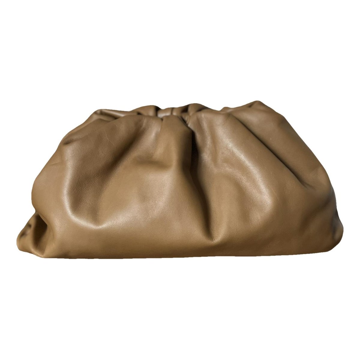 Pouch leather clutch bag