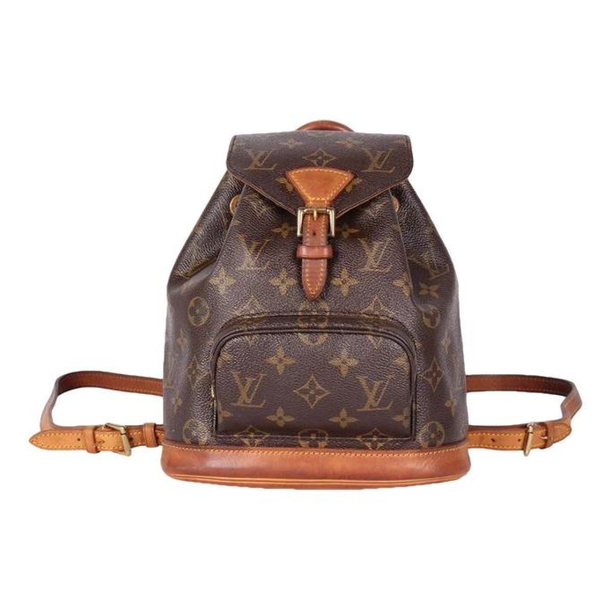 Montsouris leather backpack