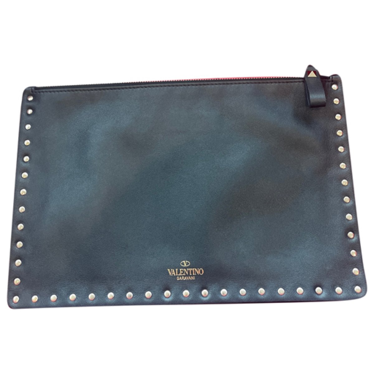 My Rockstud leather clutch bag