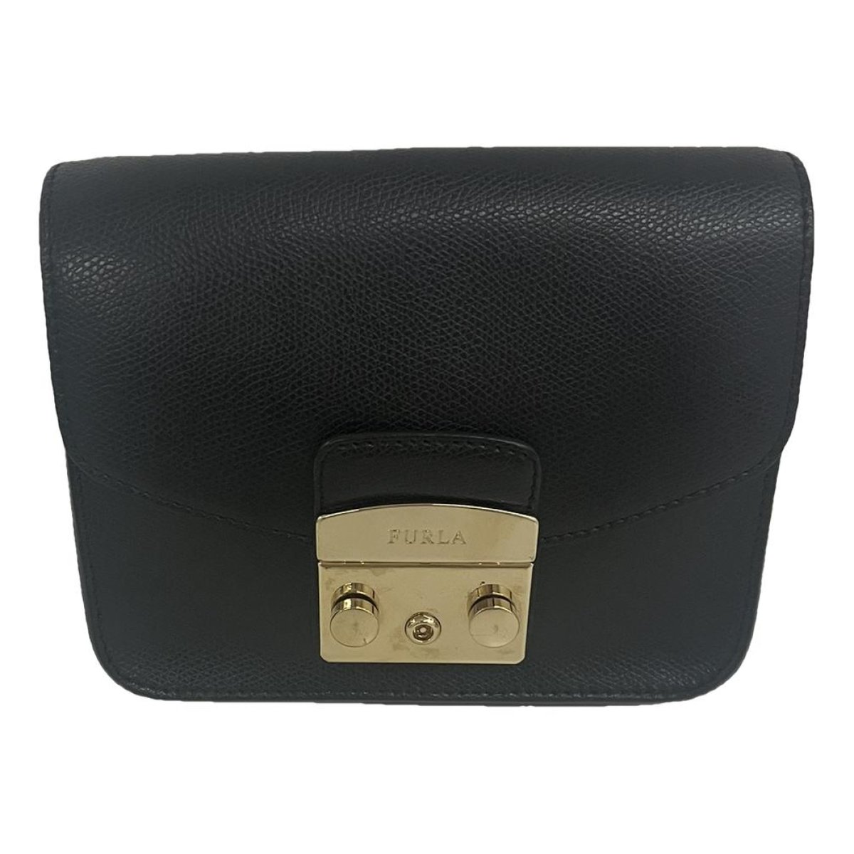 Metropolis leather clutch bag