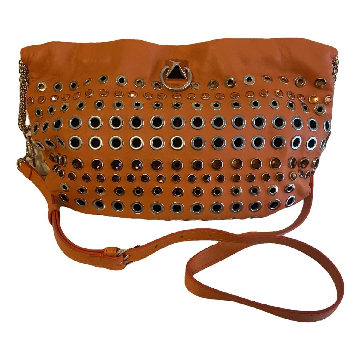 Domino leather handbag