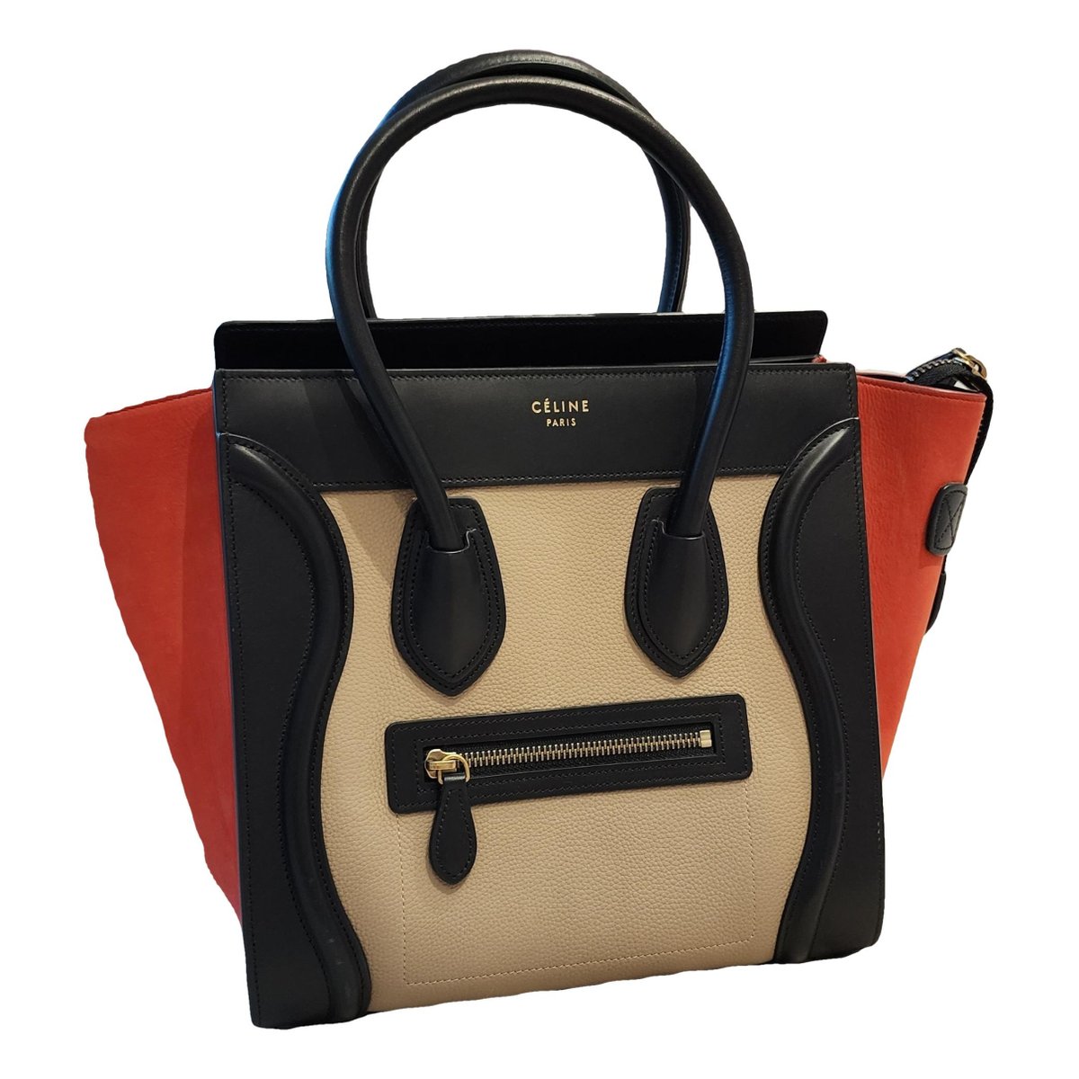 Luggage leather handbag