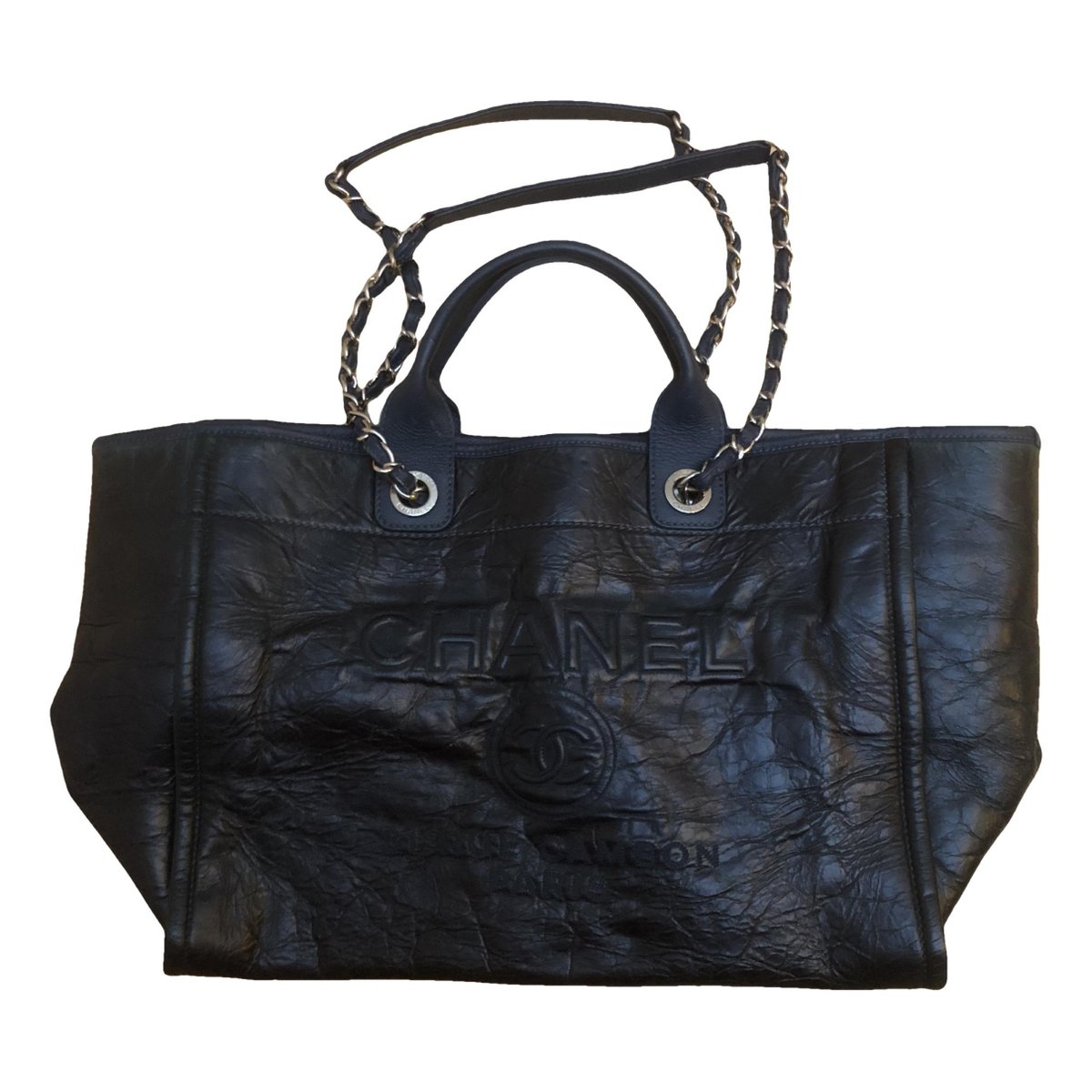 Deauville leather tote