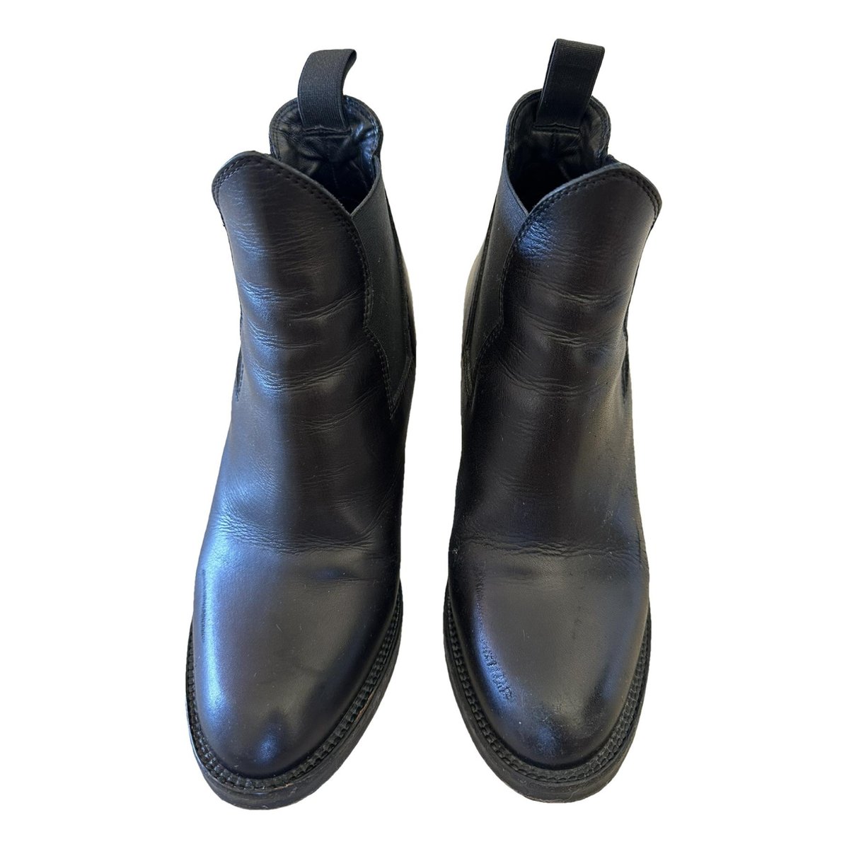 Star leather boots