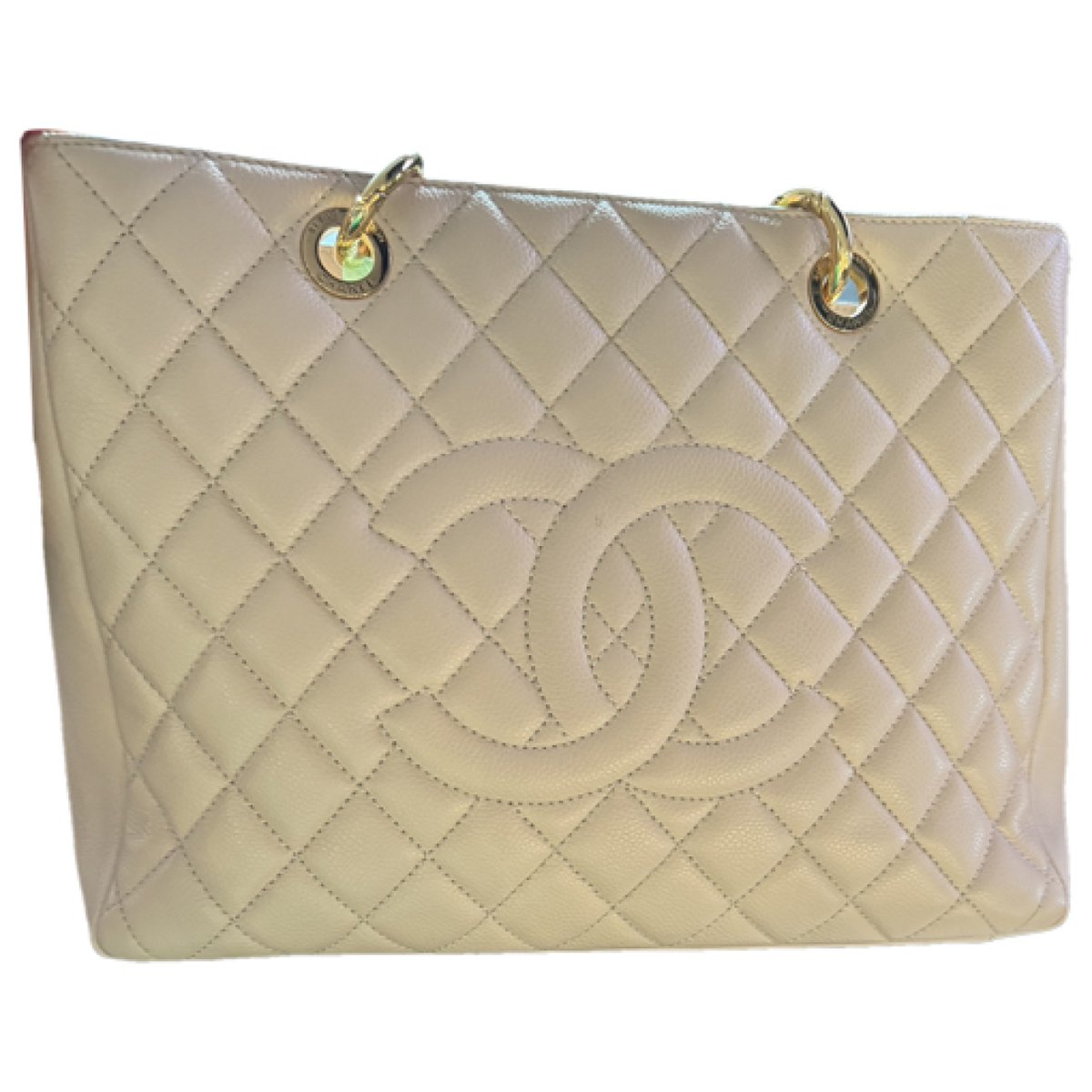 Grand shopping leather tote