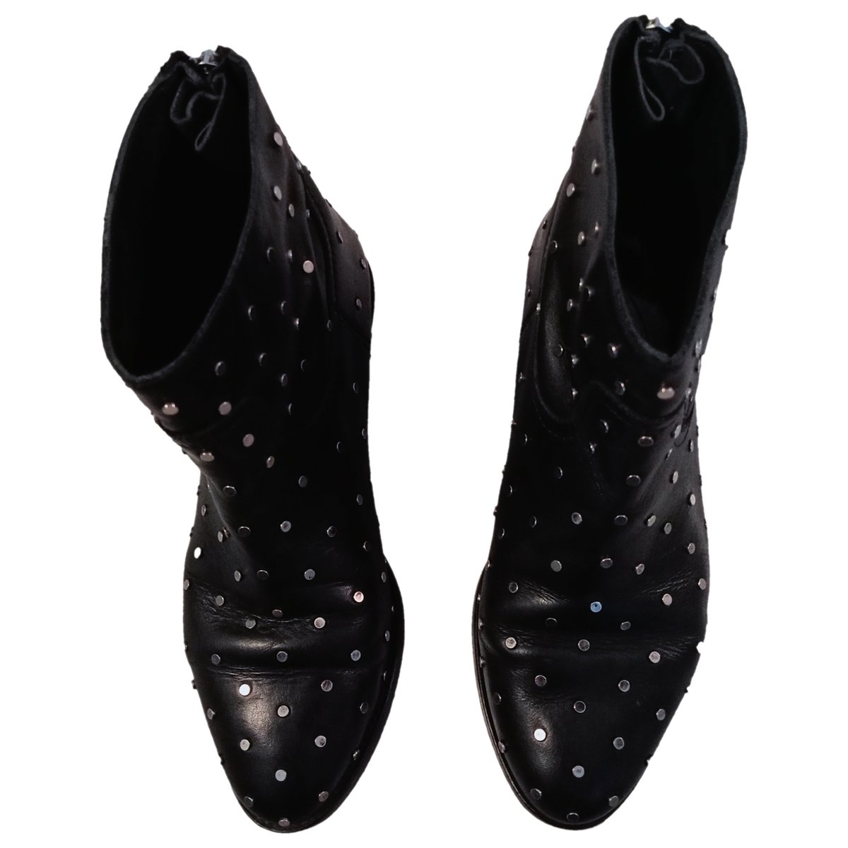 Teddy leather boots
