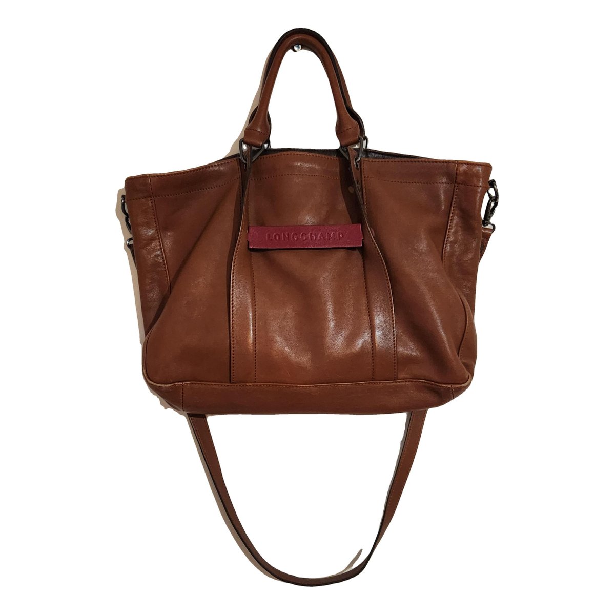 3D leather handbag