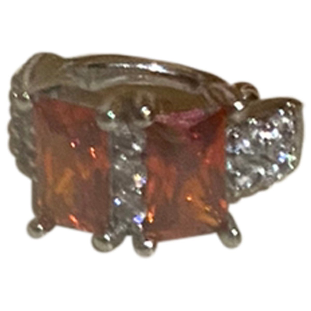 Puces en diamants crystal earrings
