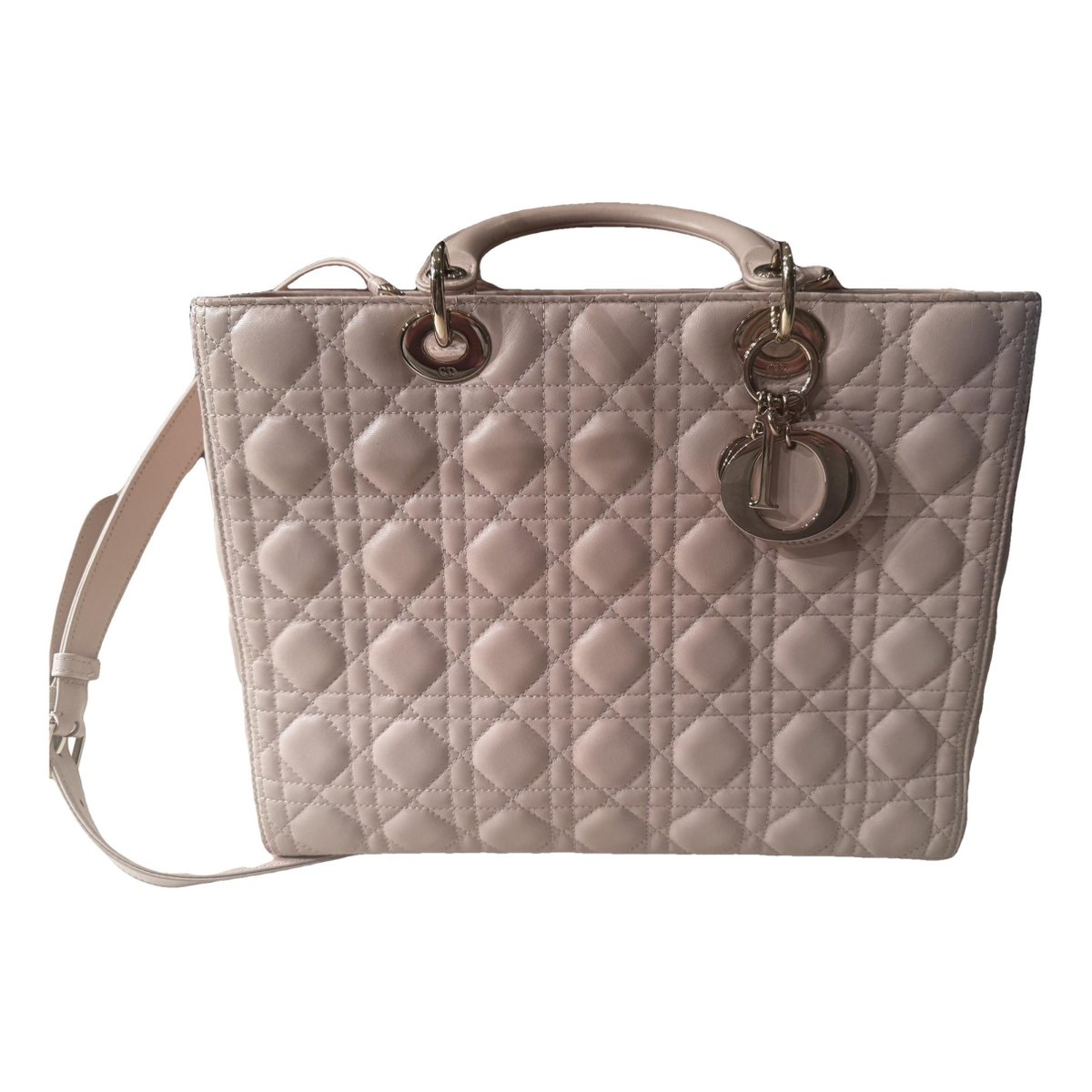 Lady Dior leather handbag