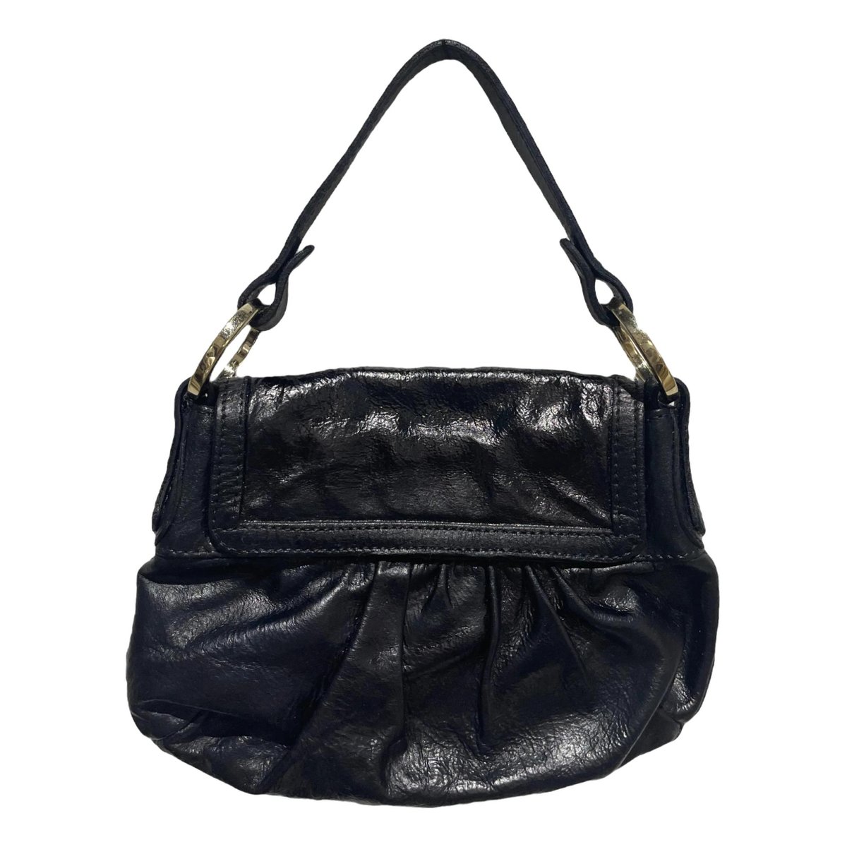 Pocket leather handbag