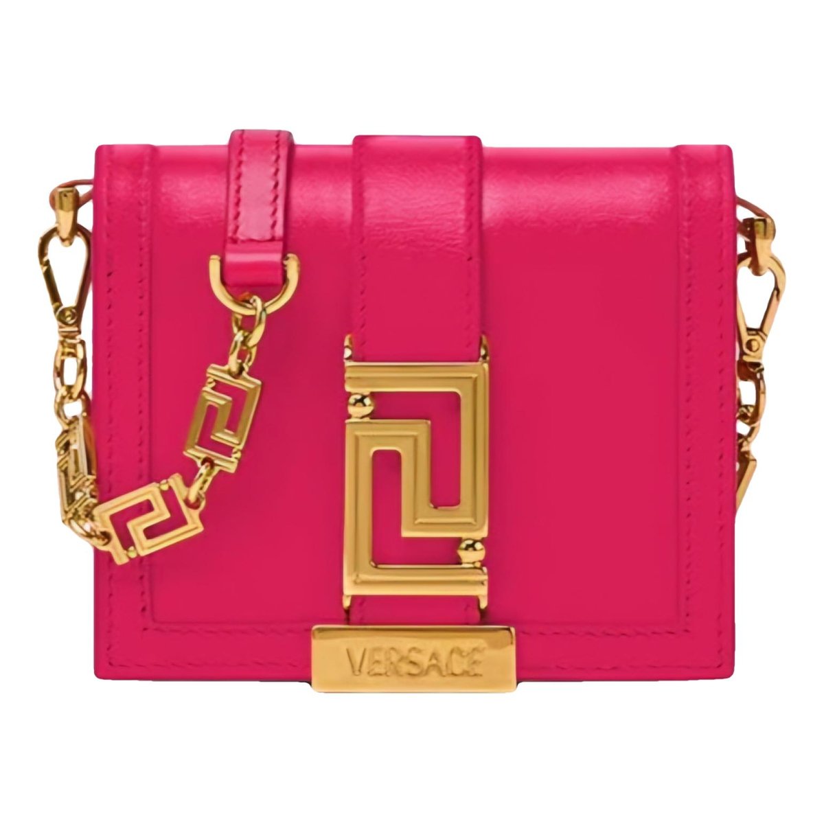Greca Goddess leather handbag