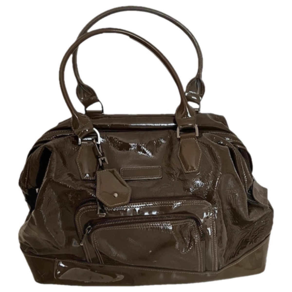 Gatsby patent leather handbag