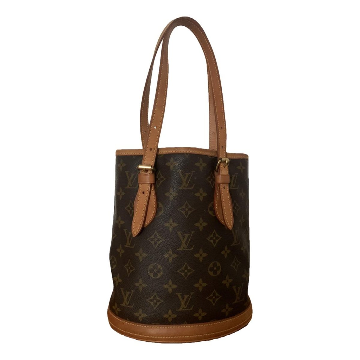 Bucket leather tote