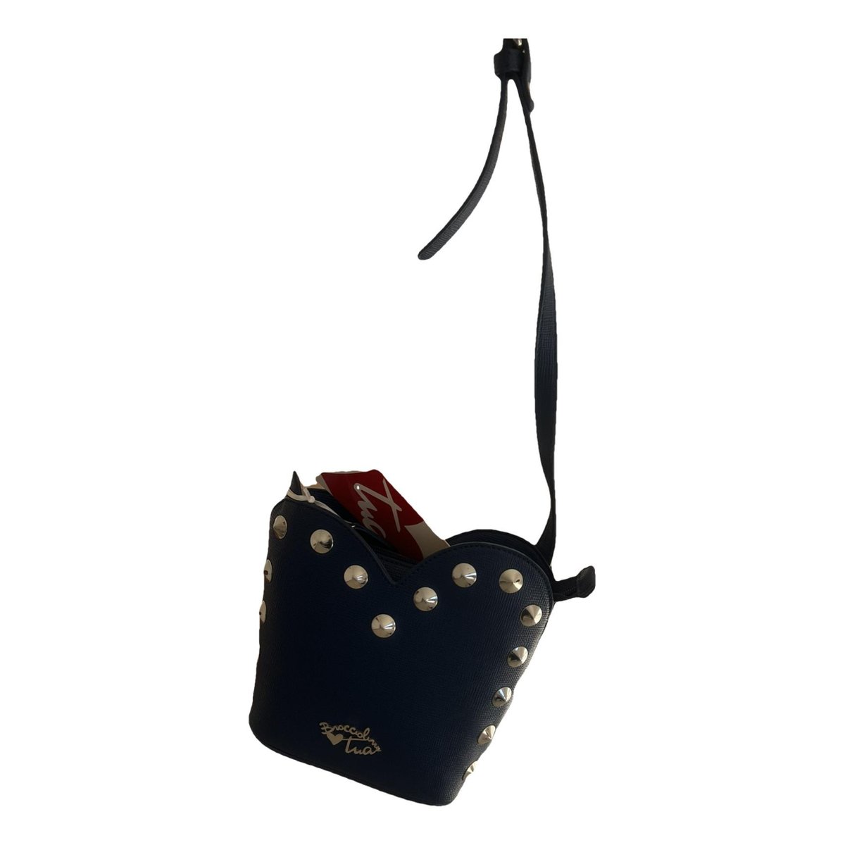 Vegan leather clutch bag