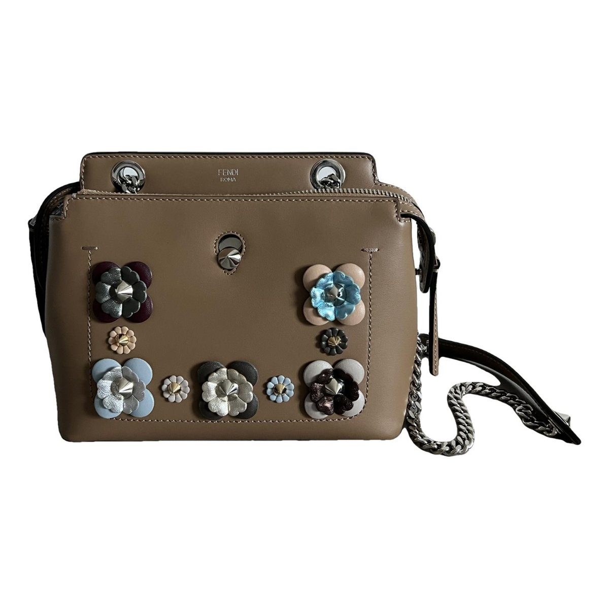 Dot Com leather handbag