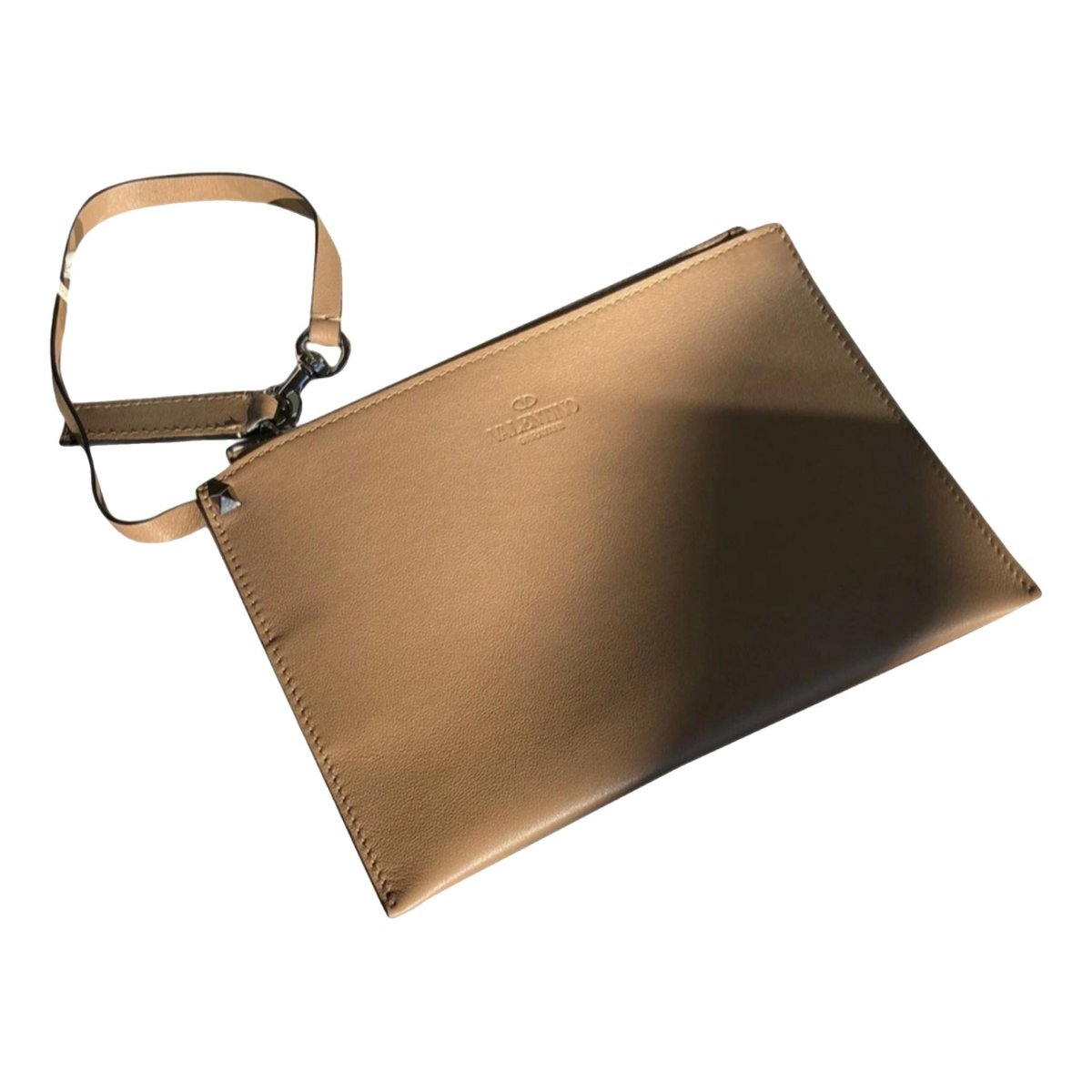 Rockstud leather purse