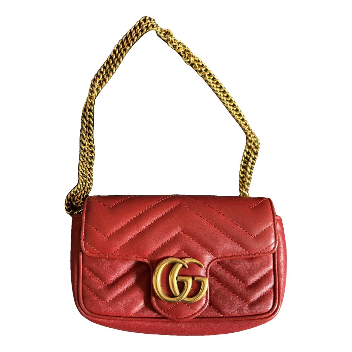 GG Marmont Flap leather crossbody bag