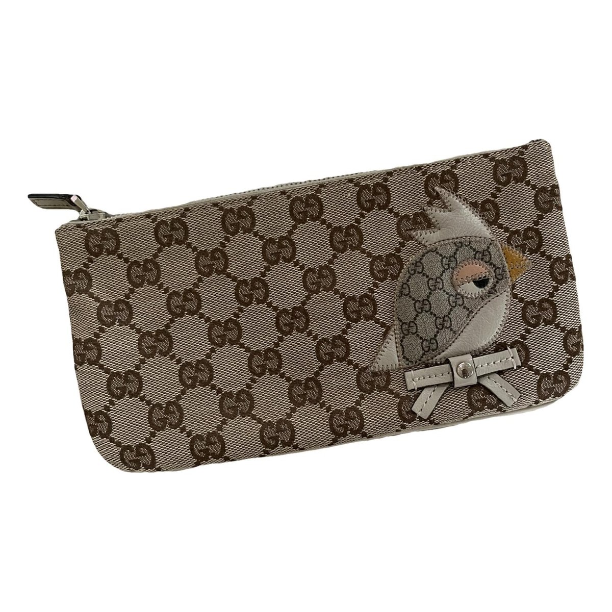 Animalier cloth clutch bag