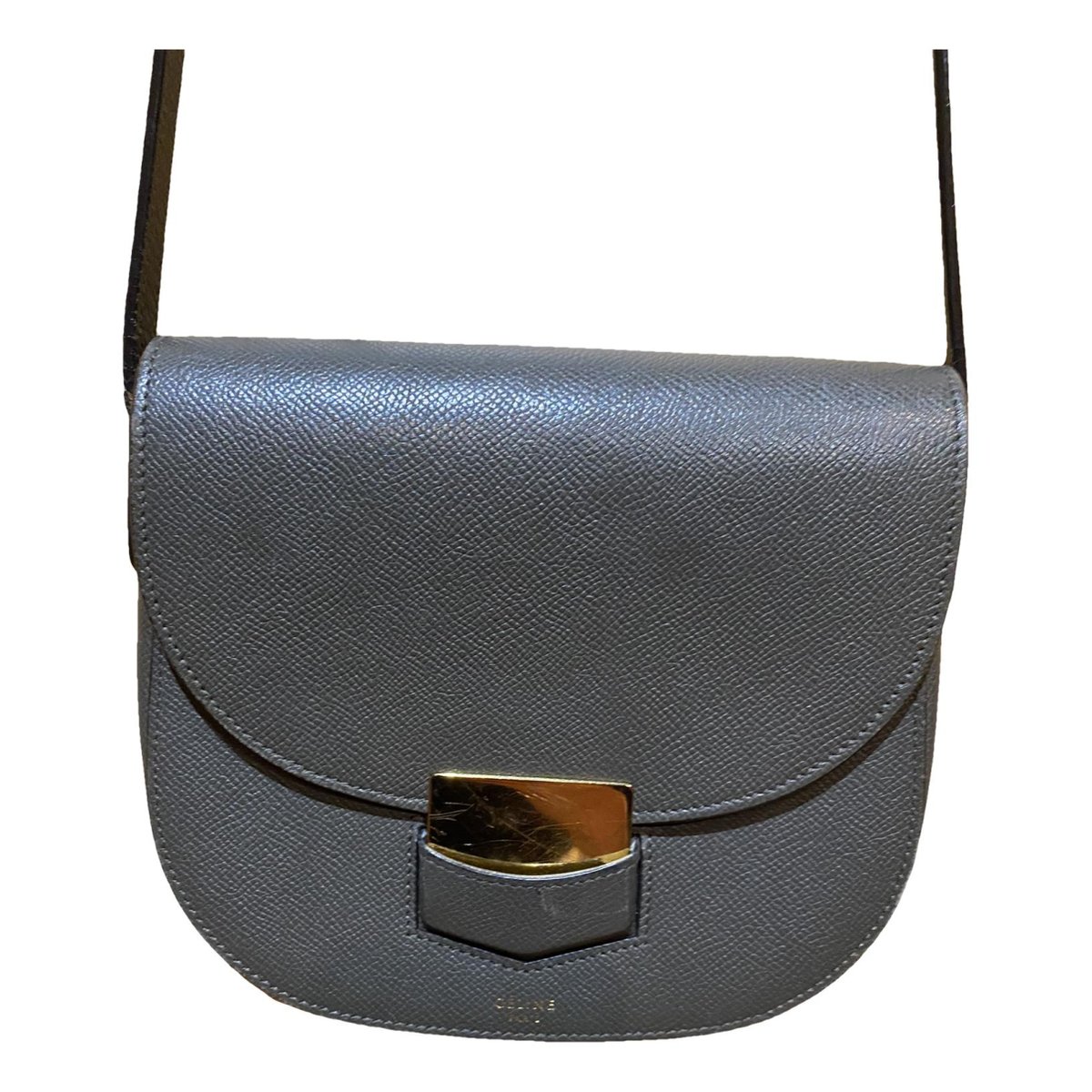 Trotteur leather crossbody bag