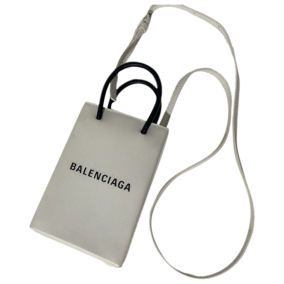 Shopping North South leather mini bag