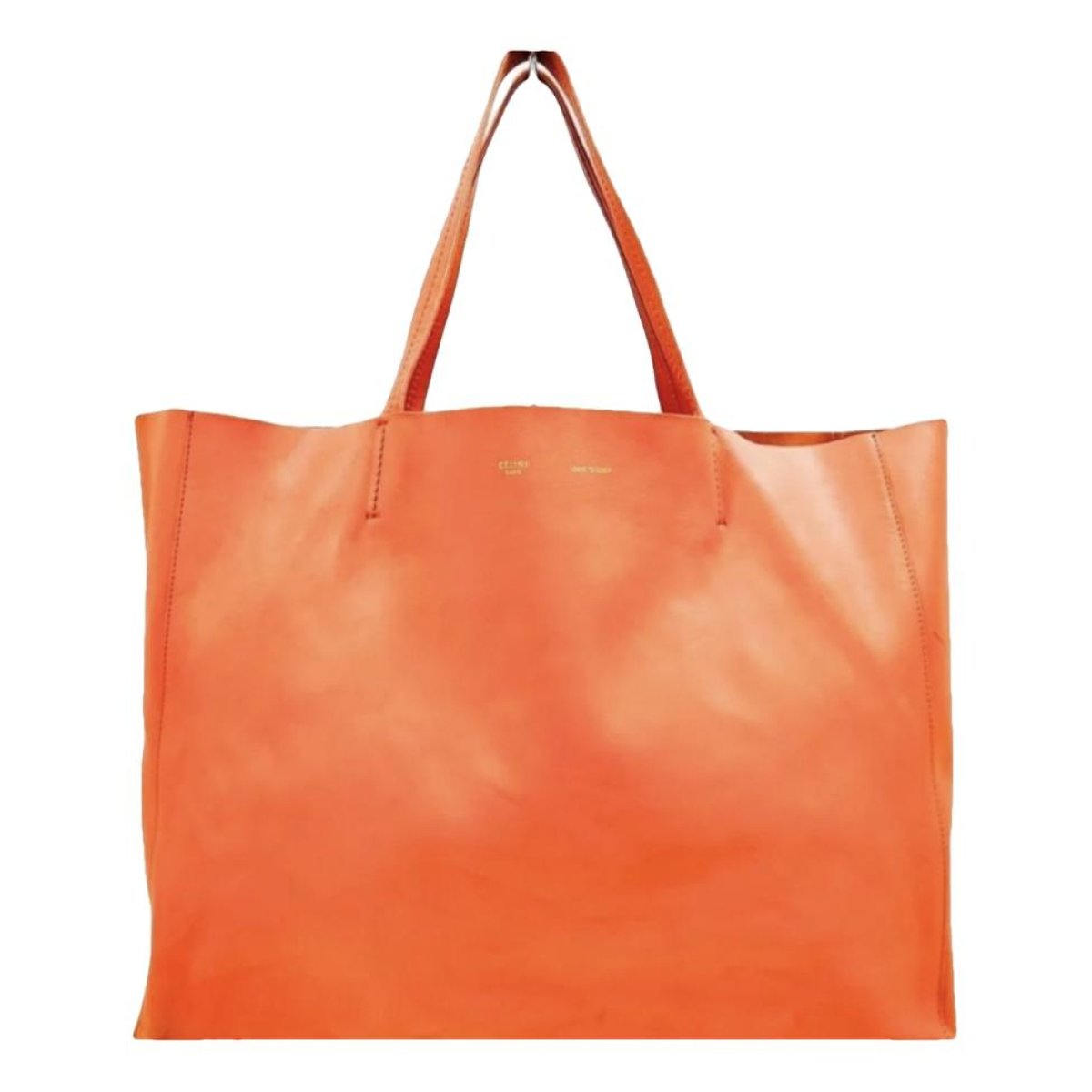 Cabas Horizotal leather tote