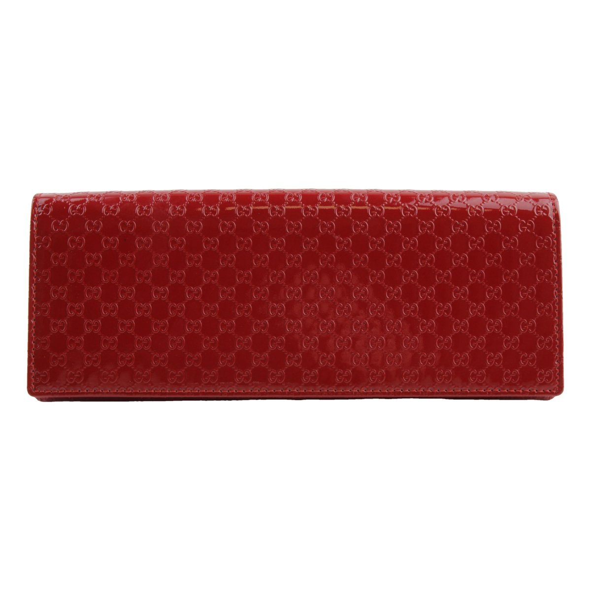 Broadway patent leather clutch bag