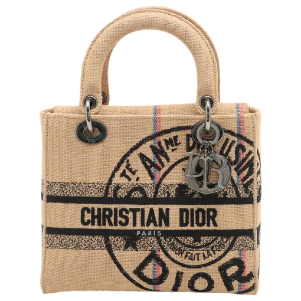 Lady Dior cloth handbag