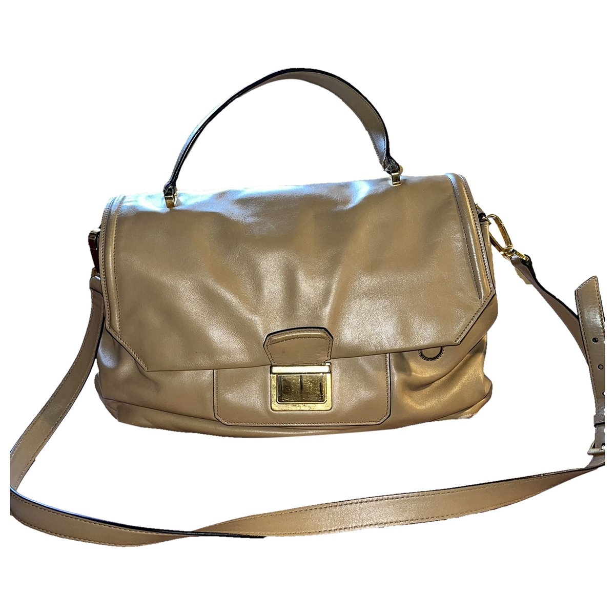Bow bag leather handbag